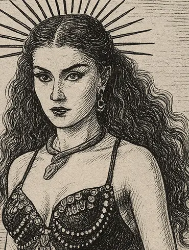 Megan Tremethick in Lawrie Brewster's The Slave and the Sorcerer