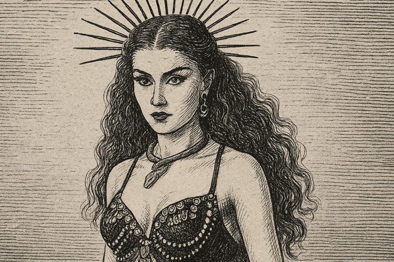 Megan Tremethick in Lawrie Brewster's The Slave and the Sorcerer